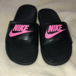 Pink Nike Sandals / Slides